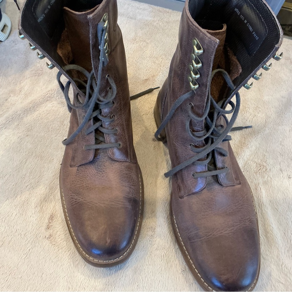 Cole Haan men’s combat style boots. Size 11 1/2 - Picture 2 of 13